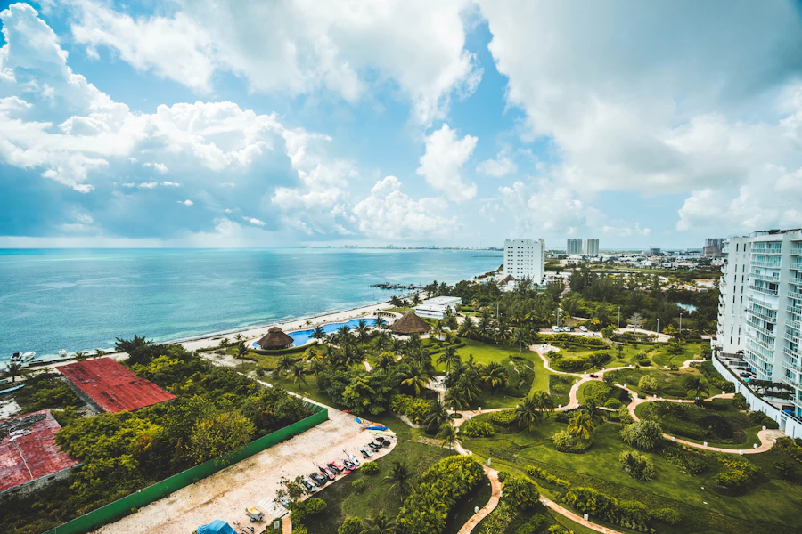 Cancun travel scene