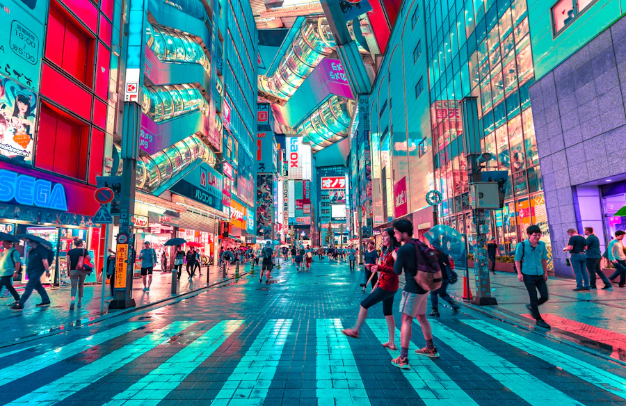 Tokyo travel scene